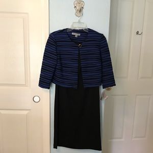 New black career dress with black and black jacket